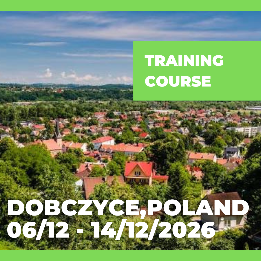 Call Erasmus+ Training Course in Dobczyce, Polonia 06/12-14/12 2026