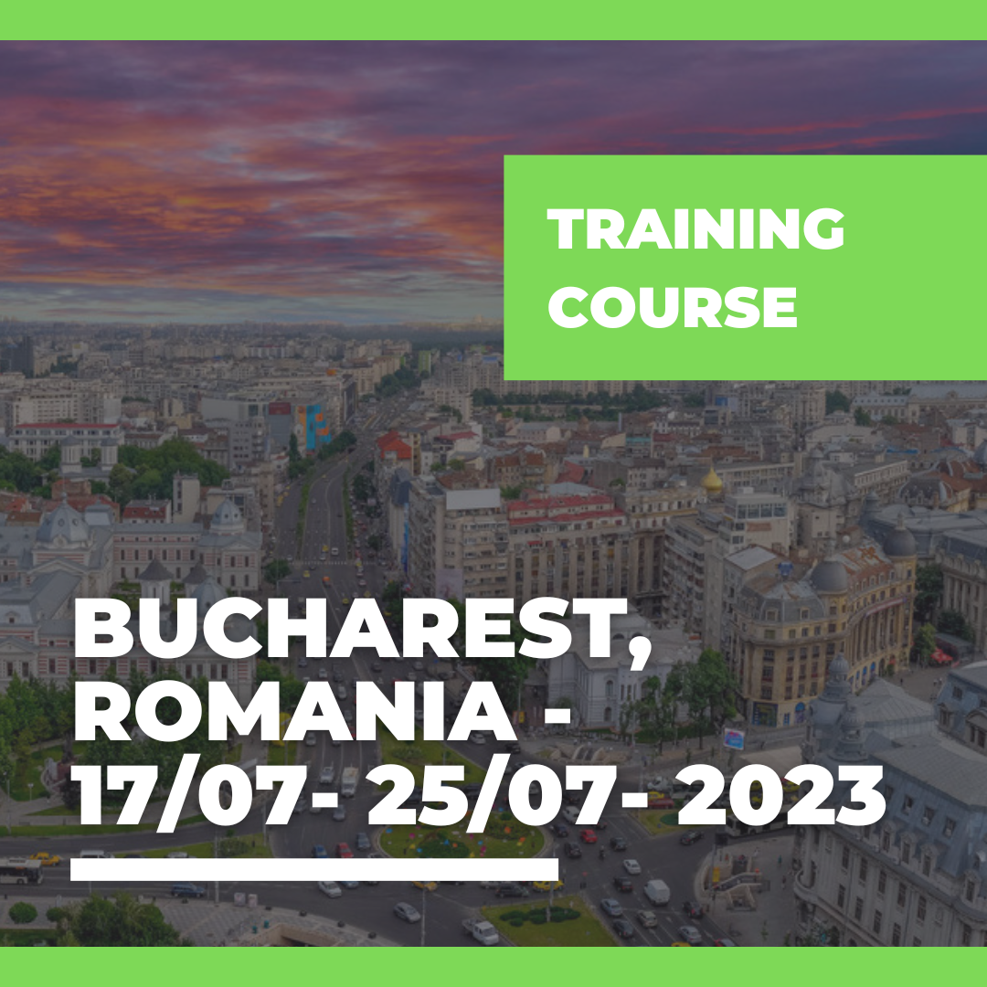 Call Erasmus+ Training Course a Bucharest, Romania – 17/07– 25/07 – 2023