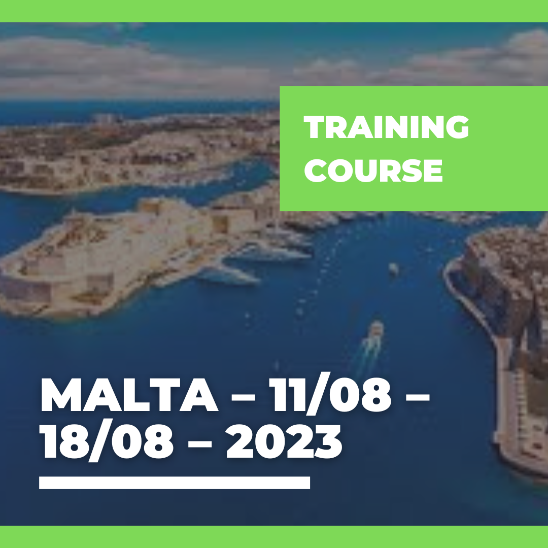 Call Erasmus+ Training Course a Malta – 11/08 – 18/08 – 2023